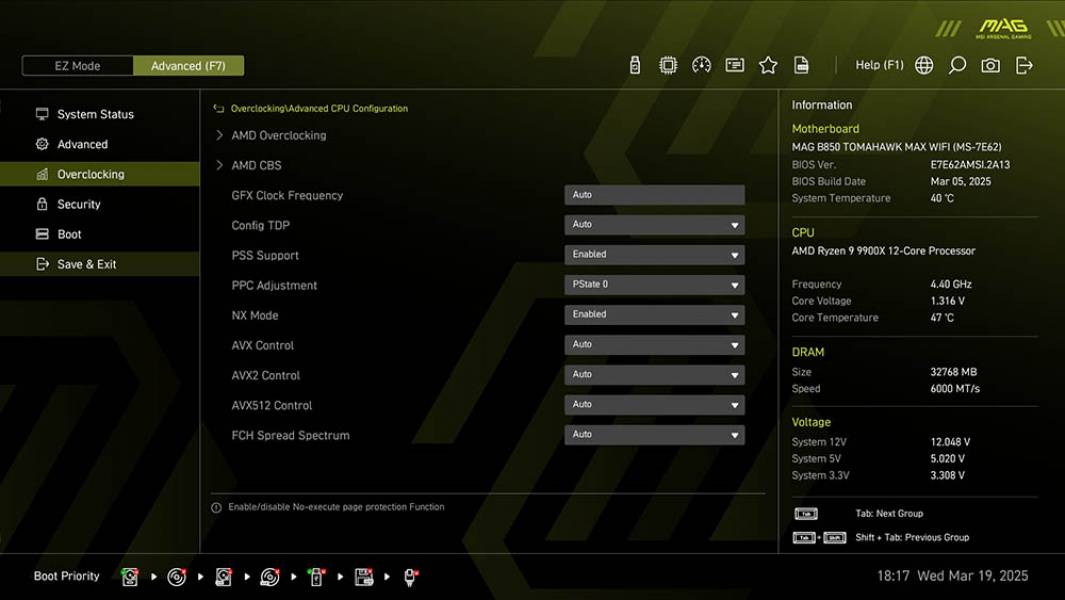 MSI MAG B850 TOMAHAWK MAX WIFI-4